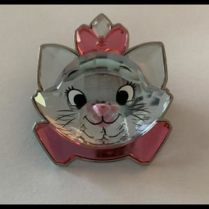 Disney Marie Crystal Gem Jewel Pin Marie Aristocats Diamond Faceted Disney Pin